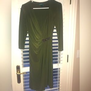 Lauren Ralph Lauren size 2 dress- dark green
